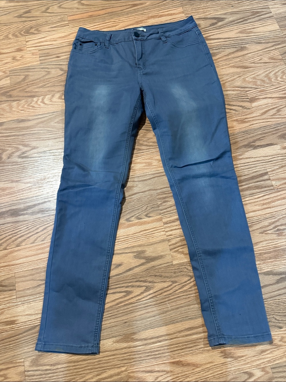 Mystree Women's Skinny Jeans in Dark GreyWash